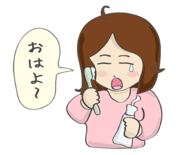 RUNNERS STAMP(Girl) sticker #7614445