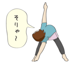 RUNNERS STAMP(Girl) sticker #7614454