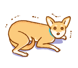 Timid Dog TETO [Japanese] sticker #7614581