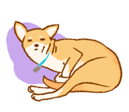 Timid Dog TETO [Japanese] sticker #7614583