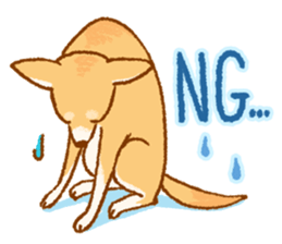 Timid Dog TETO [Japanese] sticker #7614592