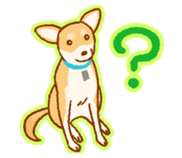 Timid Dog TETO [Japanese] sticker #7614607
