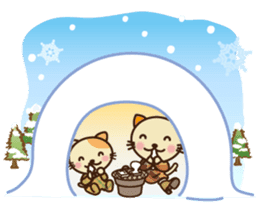 KIT-chan vol.6 winter sticker #7615412