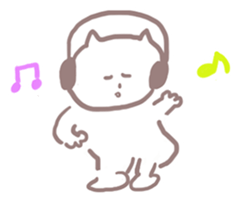 chilling cat sticker #7615504