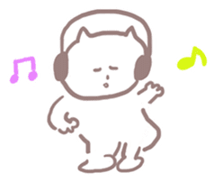 chilling cat sticker #7615504