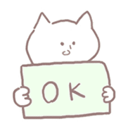 chilling cat sticker #7615530