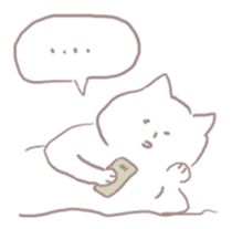 chilling cat sticker #7615531