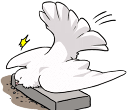 Cute Pigeon2 sticker #7616048