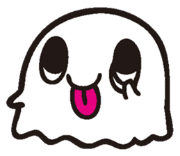 It is a ghost and Korean sticker #7616373