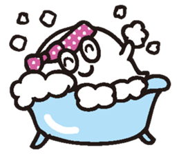 It is a ghost and Korean sticker #7616377