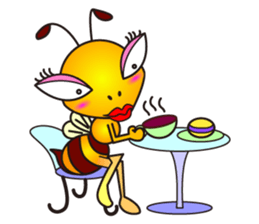 Weeb (A Lady Bee) sticker #7616660