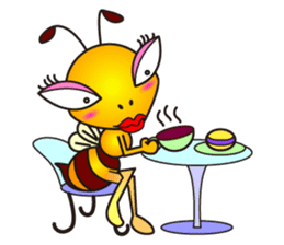 Weeb (A Lady Bee) sticker #7616660