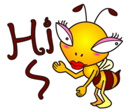 Weeb (A Lady Bee) sticker #7616662