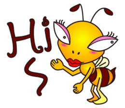 Weeb (A Lady Bee) sticker #7616662