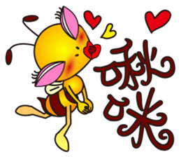 Weeb (A Lady Bee) sticker #7616665