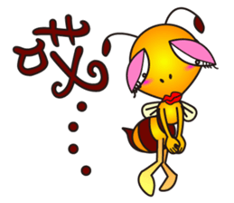 Weeb (A Lady Bee) sticker #7616668