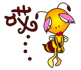 Weeb (A Lady Bee) sticker #7616668
