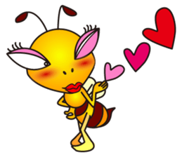 Weeb (A Lady Bee) sticker #7616671