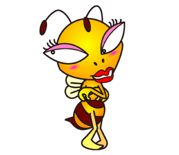 Weeb (A Lady Bee) sticker #7616674