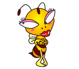 Weeb (A Lady Bee) sticker #7616674