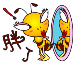 Weeb (A Lady Bee) sticker #7616675