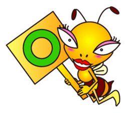 Weeb (A Lady Bee) sticker #7616683