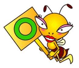 Weeb (A Lady Bee) sticker #7616683