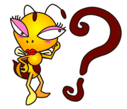 Weeb (A Lady Bee) sticker #7616687