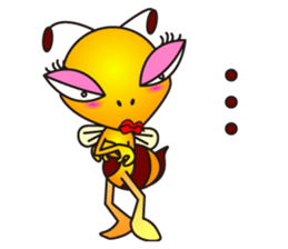 Weeb (A Lady Bee) sticker #7616689