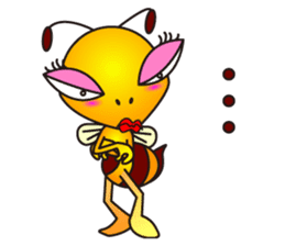 Weeb (A Lady Bee) sticker #7616689