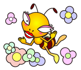 Weeb (A Lady Bee) sticker #7616691