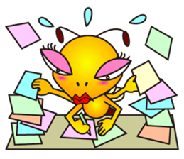 Weeb (A Lady Bee) sticker #7616694