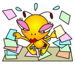 Weeb (A Lady Bee) sticker #7616694