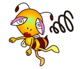 Weeb (A Lady Bee) sticker #7616695