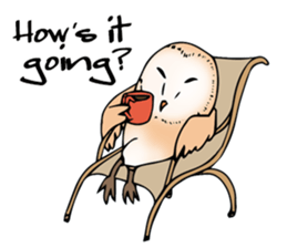 3 Owls English ver. sticker #7617184