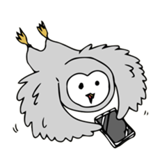 3 Owls English ver. sticker #7617187