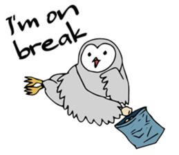 3 Owls English ver. sticker #7617188