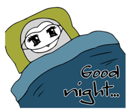 3 Owls English ver. sticker #7617190