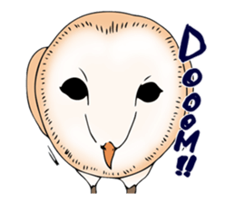 3 Owls English ver. sticker #7617196