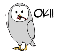 3 Owls English ver. sticker #7617206