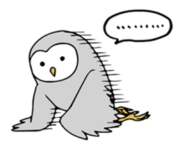 3 Owls English ver. sticker #7617210