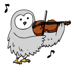 3 Owls English ver. sticker #7617216