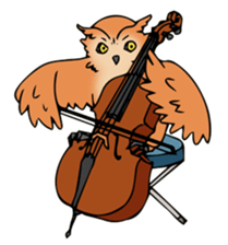 3 Owls English ver. sticker #7617217