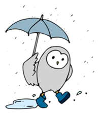 3 Owls English ver. sticker #7617218