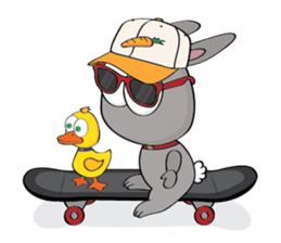 3-O & Rabbit: Rabbit Edition sticker #7617473