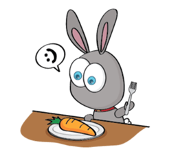 3-O & Rabbit: Rabbit Edition sticker #7617475