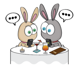 3-O & Rabbit: Rabbit Edition sticker #7617486