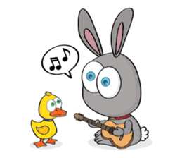 3-O & Rabbit: Rabbit Edition sticker #7617488