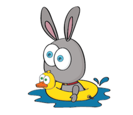 3-O & Rabbit: Rabbit Edition sticker #7617492