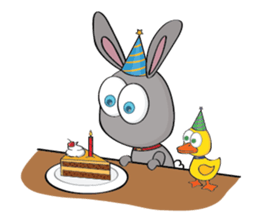 3-O & Rabbit: Rabbit Edition sticker #7617493